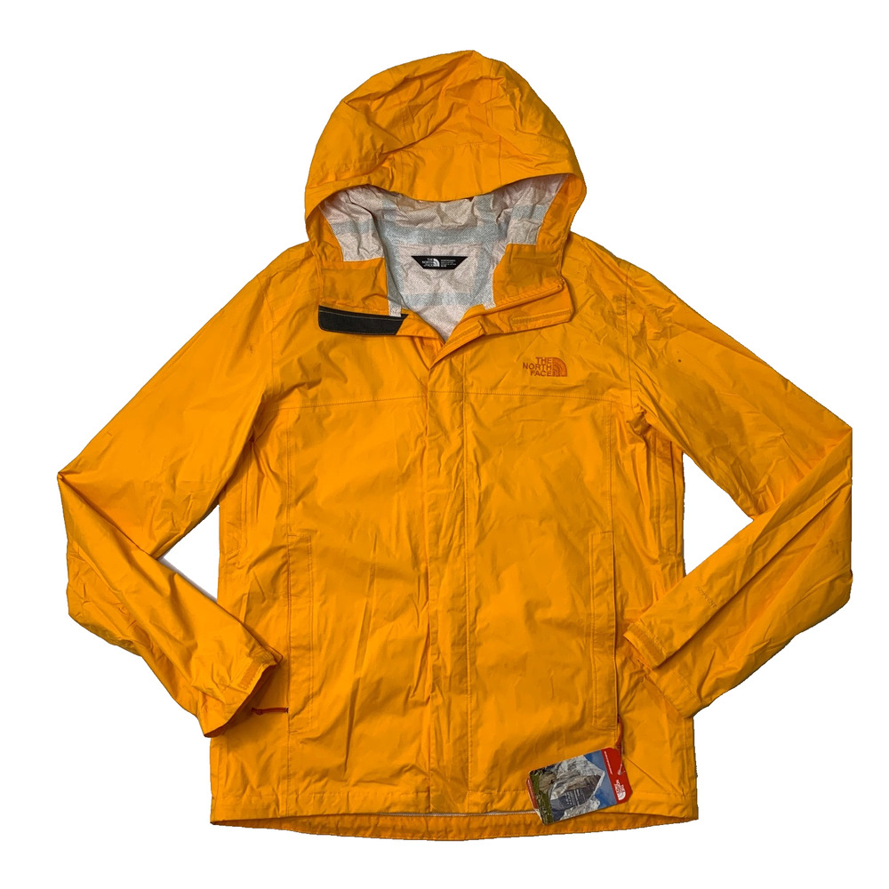 The North Face Jacket Mens M Saffron Venture 2 DryVent Waterproof Hooded *READ